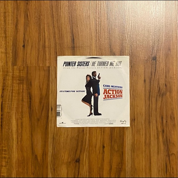 POINTER SISTERS/HE TURNED ME OUT 45 Vinyl Record (ACTION JACKSON) - Picture 4 of 7